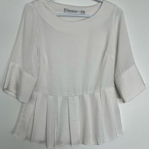 Simons 3/4 Length Peplum Blouse
